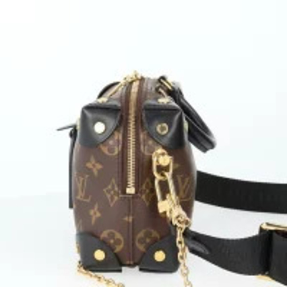 Louis Vuitton Monogram Malle Shoulder Brown Bag Souple Handbag h